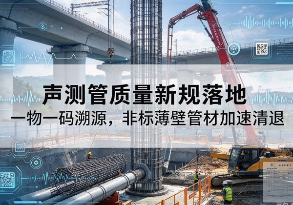 长兴声测管质量新规落地，一物一码溯源，非标薄壁管材加速清退